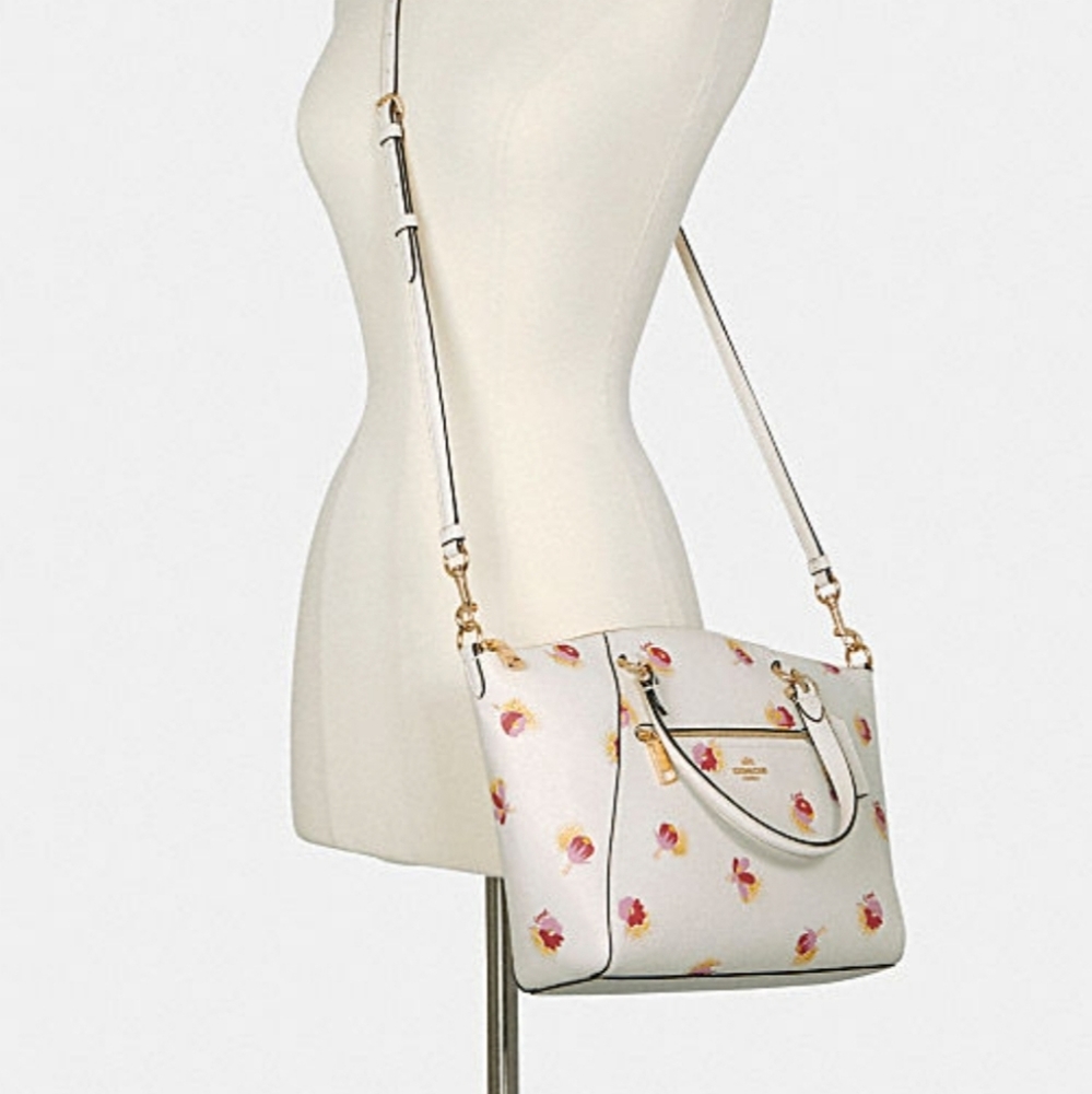 Coach  Prairie Satchel With Floral Print - Picture 4 of 15